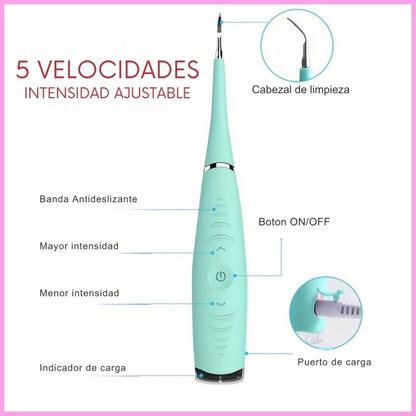 Eliminador de sarro y placa dental 3 en 1