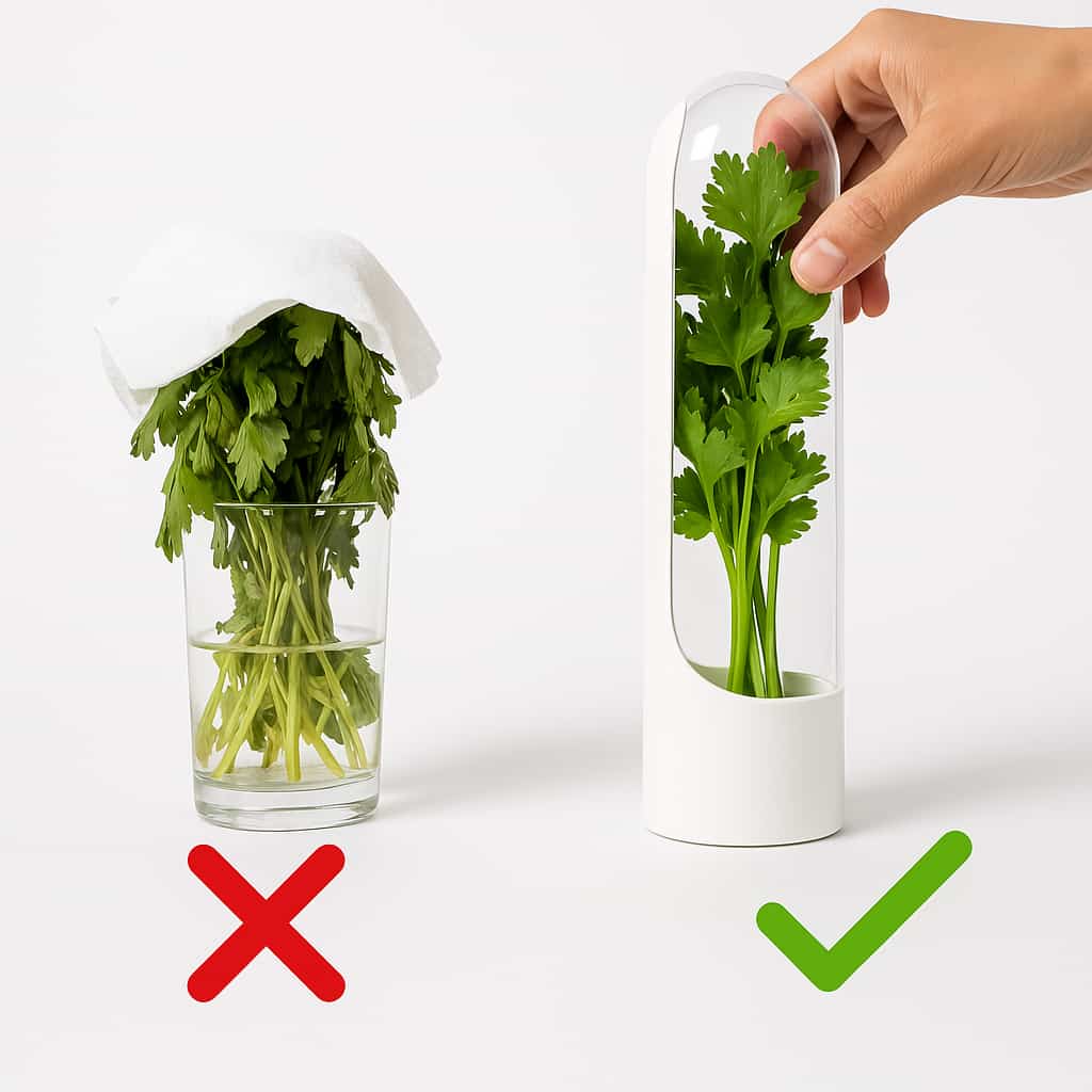 Conservador de Vegetales y Hierbas Frescas