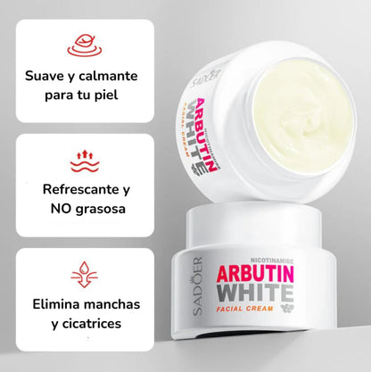 Crema Facial Aclarante Arbutin Sadoer